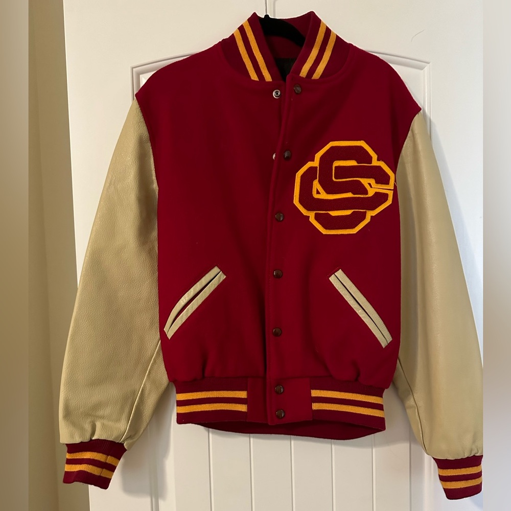 Vintage USC Letterman’s Style Jacket M Wool